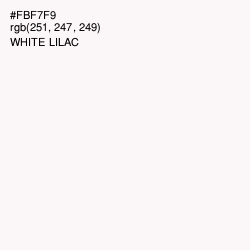 #FBF7F9 - White Lilac Color Image